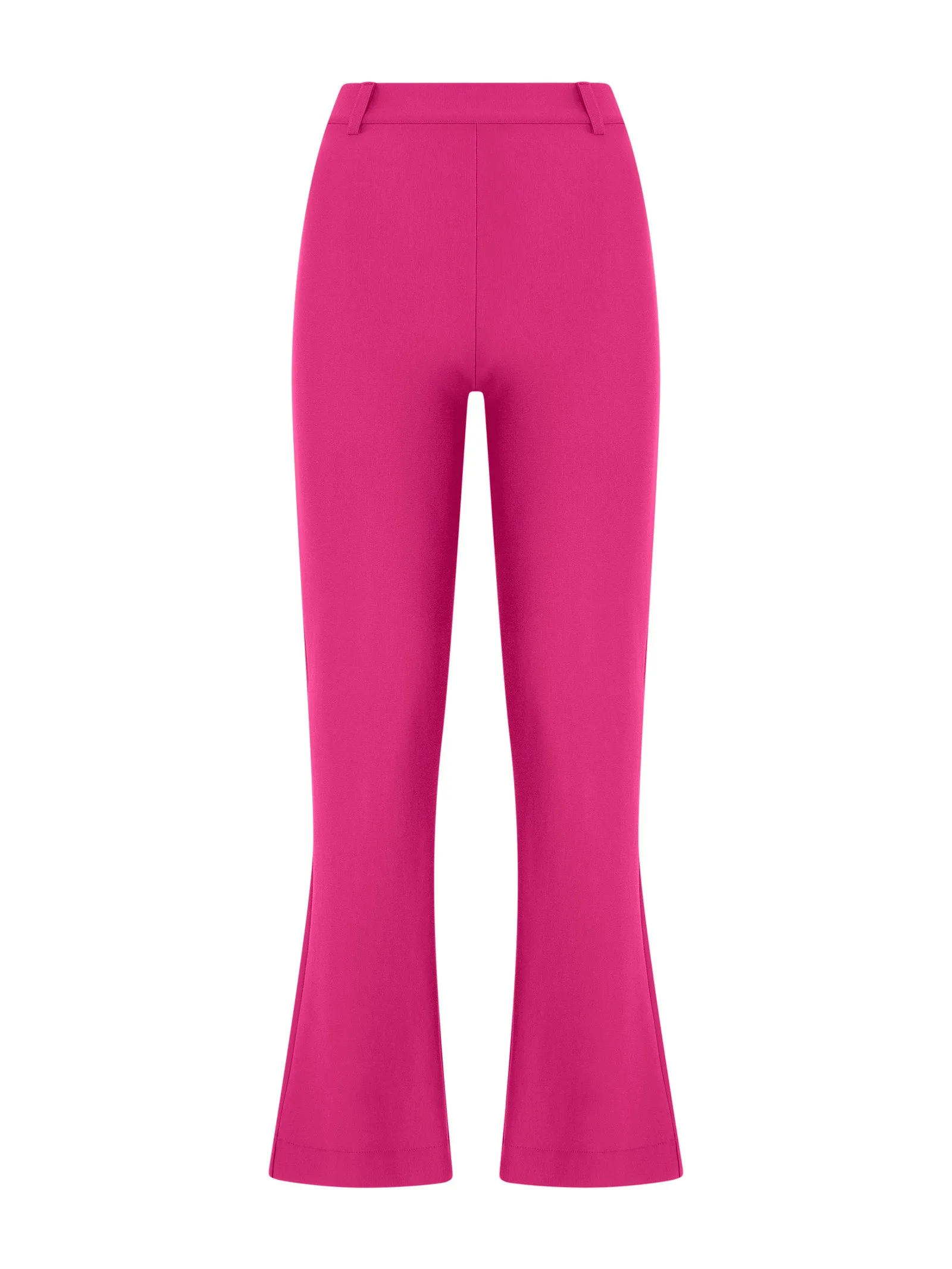 Pantalone flare in tessuto Compact - Fuchsia Purple