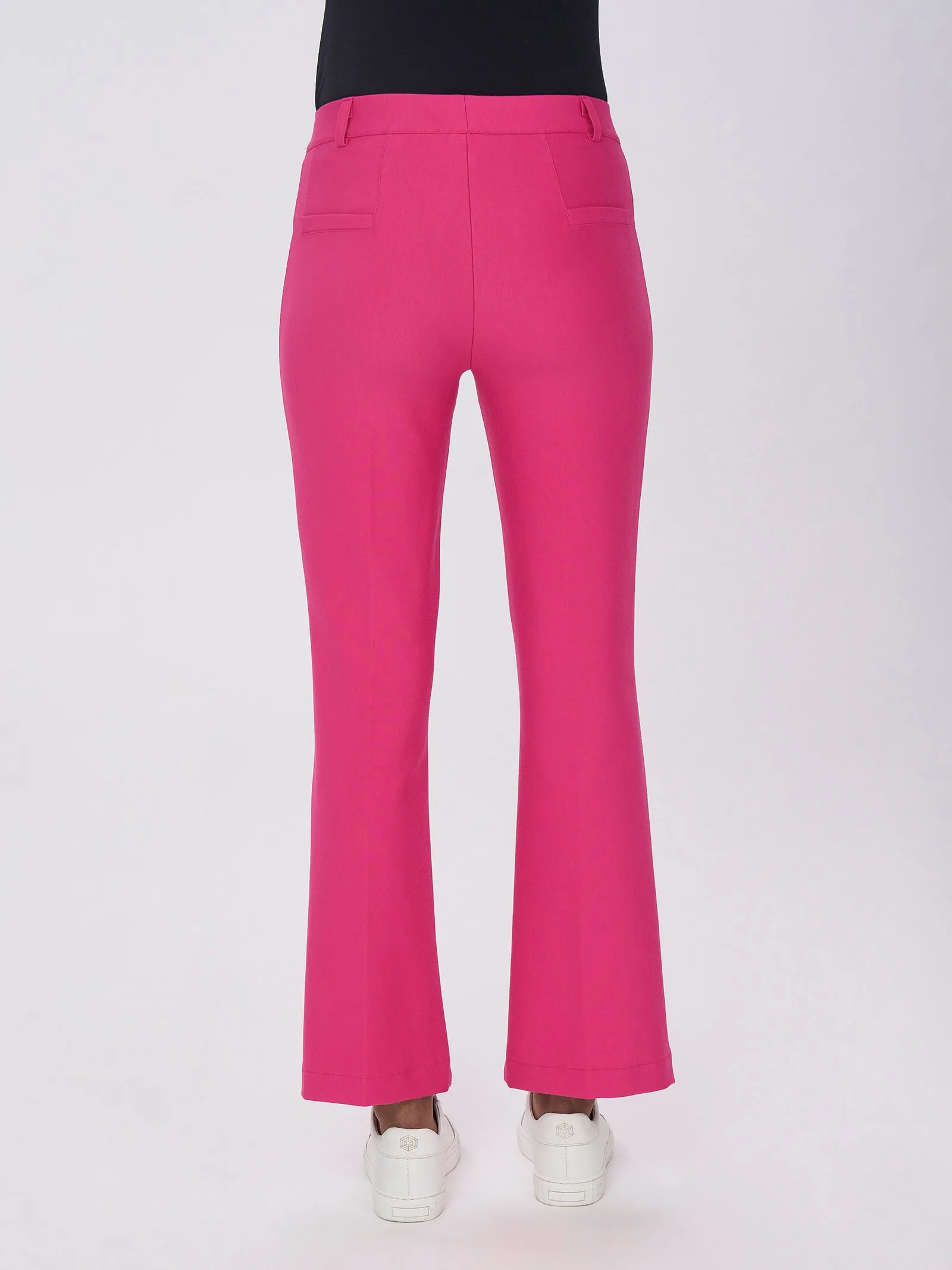 Pantalone flare in tessuto Compact - Fuchsia Purple