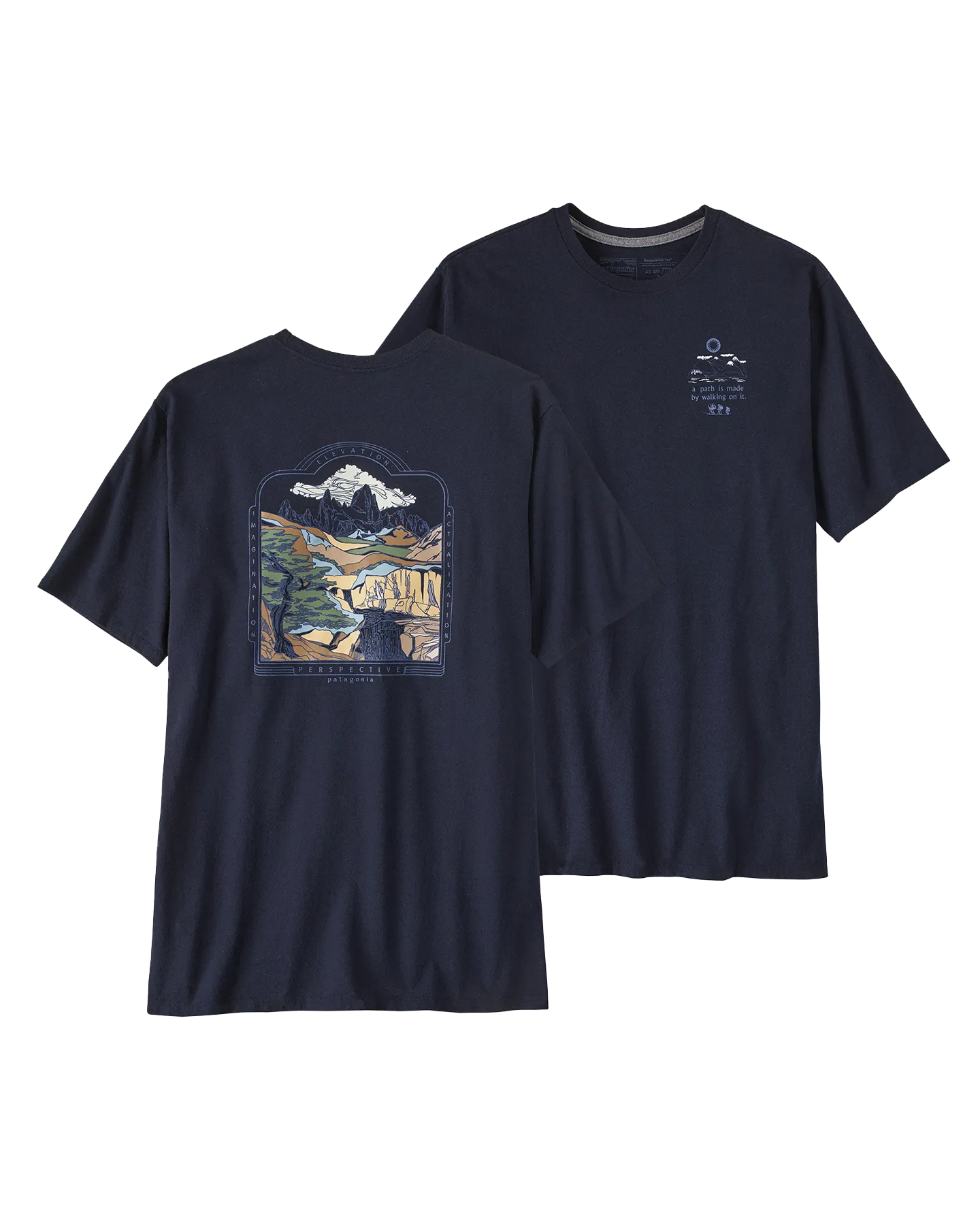 Patagonia 50 Year Responsibili-Tee - The Long View / New Navy