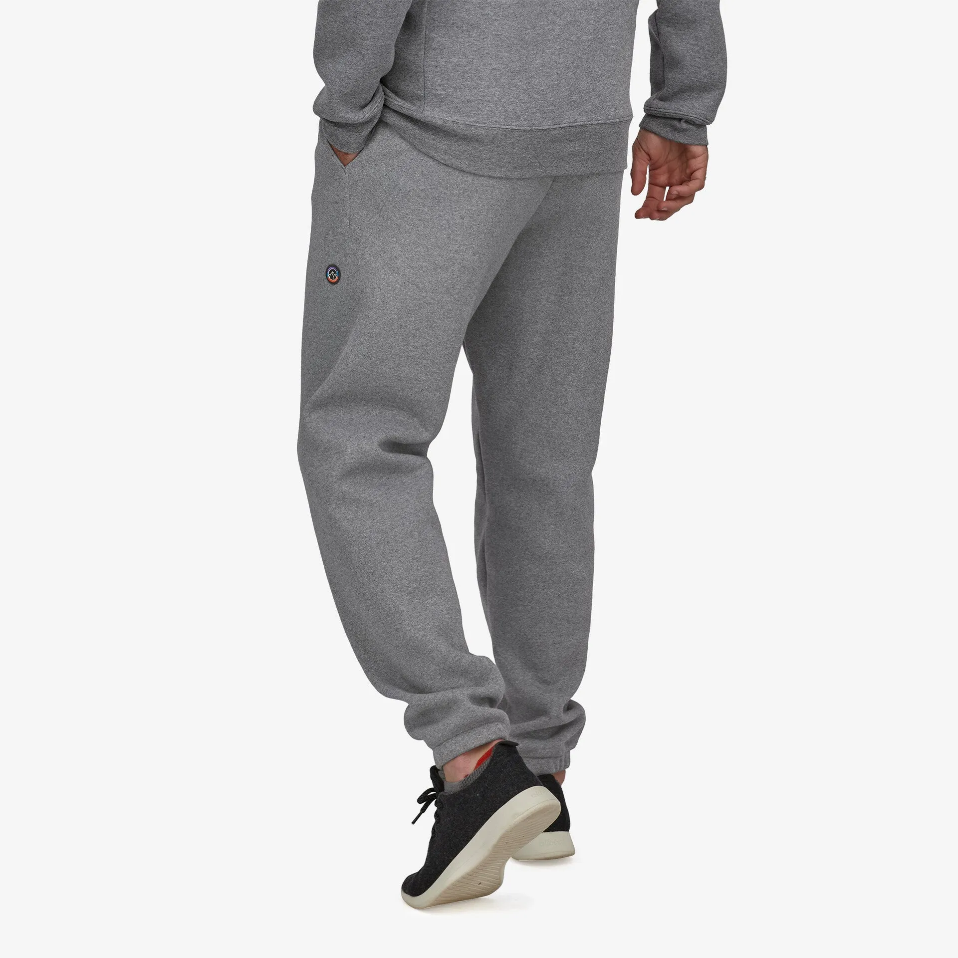 Patagonia Fitz Roy Icon Uprisal Sweatpants - Gravel Heather