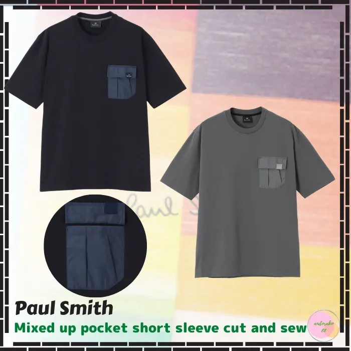 Paul Smith  |Crew Neck Pullovers Blended Fabrics Street Style Plain