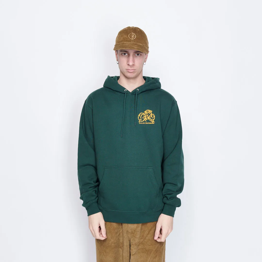 Polar Skate Co - Lunch Doodle Hoodie (Dark Green)