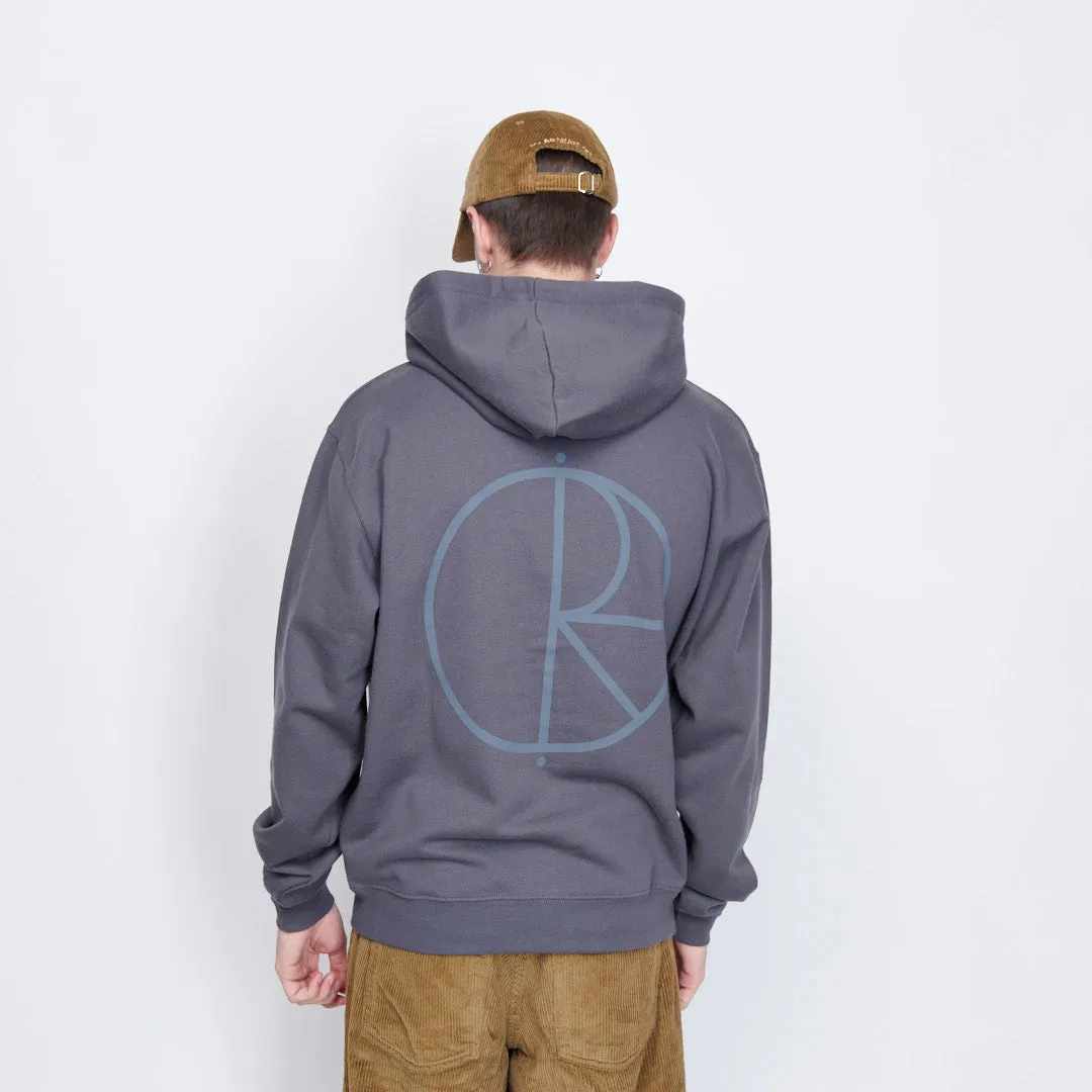 Polar Skate Co - Stroke Logo Hoodie (Graphite)