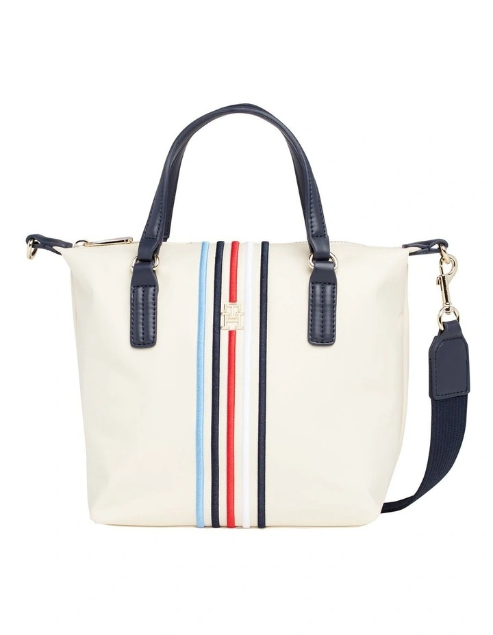 Poppy Small Corp Tote Bag in Calico