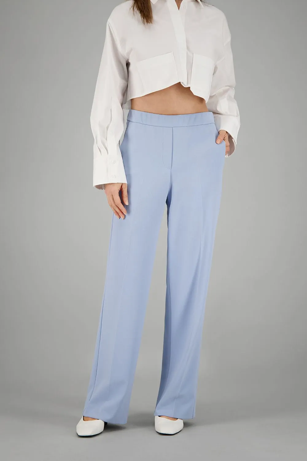 Powder Blue wide leg pants