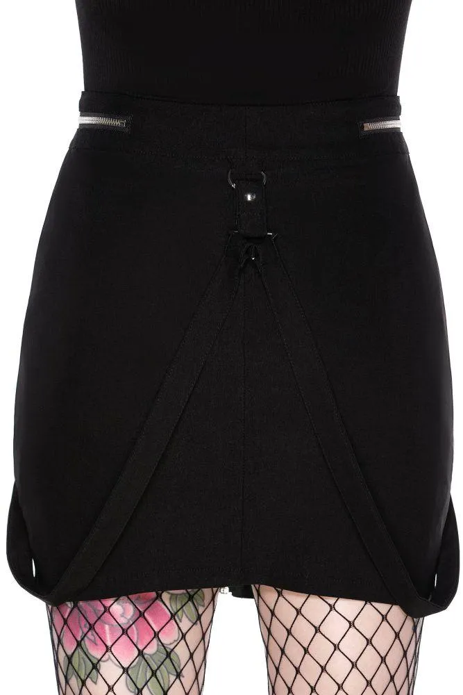 Pretty Kitty Mini Zip Skirt