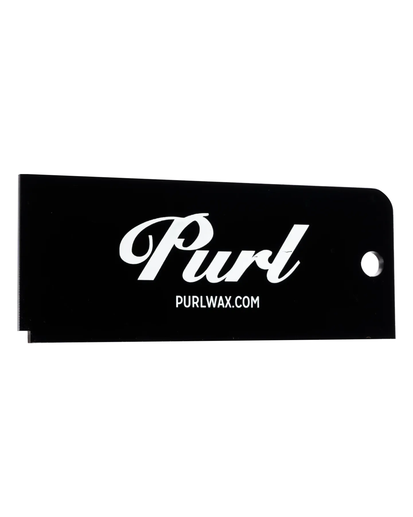 Purl Acrylic Ski & Snowboard Wax Scraper 6 - Black