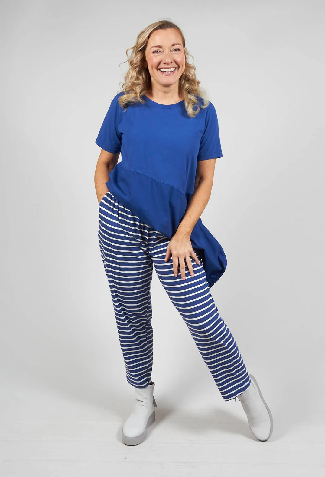 Raro Jr Trousers in Officina Stripe