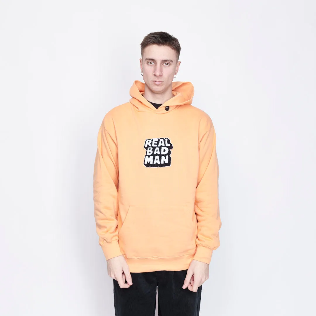 Real Bad Man - Chenille Hoodie (Orange)