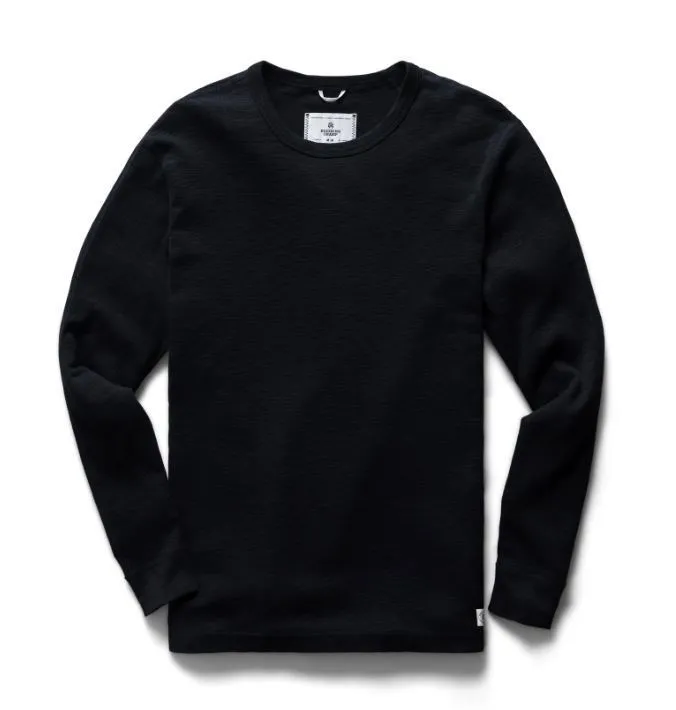 REIGNING CHAMP  |Crew Neck Pullovers Street Style Long Sleeves Plain Cotton