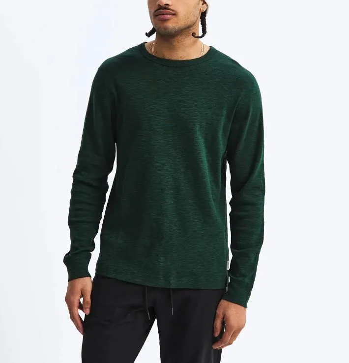 REIGNING CHAMP  |Crew Neck Pullovers Street Style Long Sleeves Plain Cotton