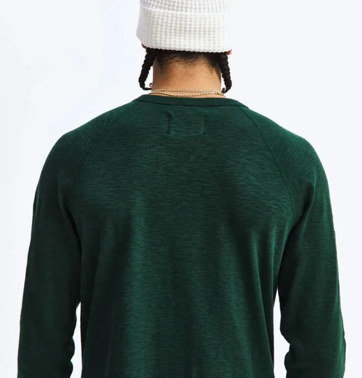 REIGNING CHAMP  |Crew Neck Pullovers Street Style Long Sleeves Plain Cotton