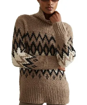 Reiss Bobbi Chunky Fair Isle Jumper