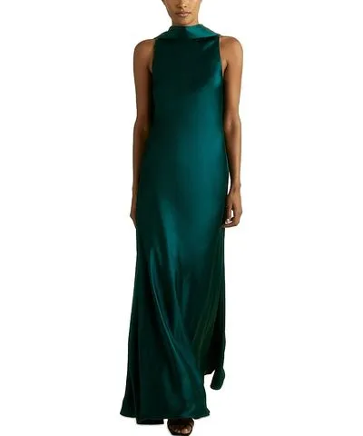 Reiss Fae Satin Maxi Dress