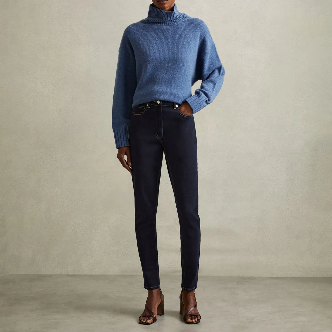 REISS Hattie Skinny-Leg Jeans - Blue