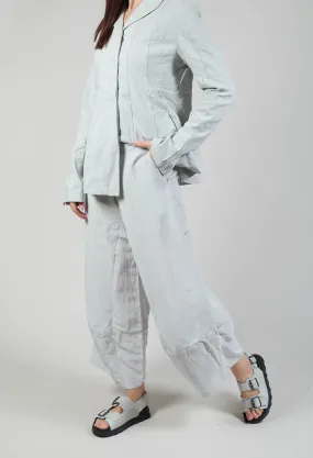 Relaxed Fit Balloon Trousers in Grey