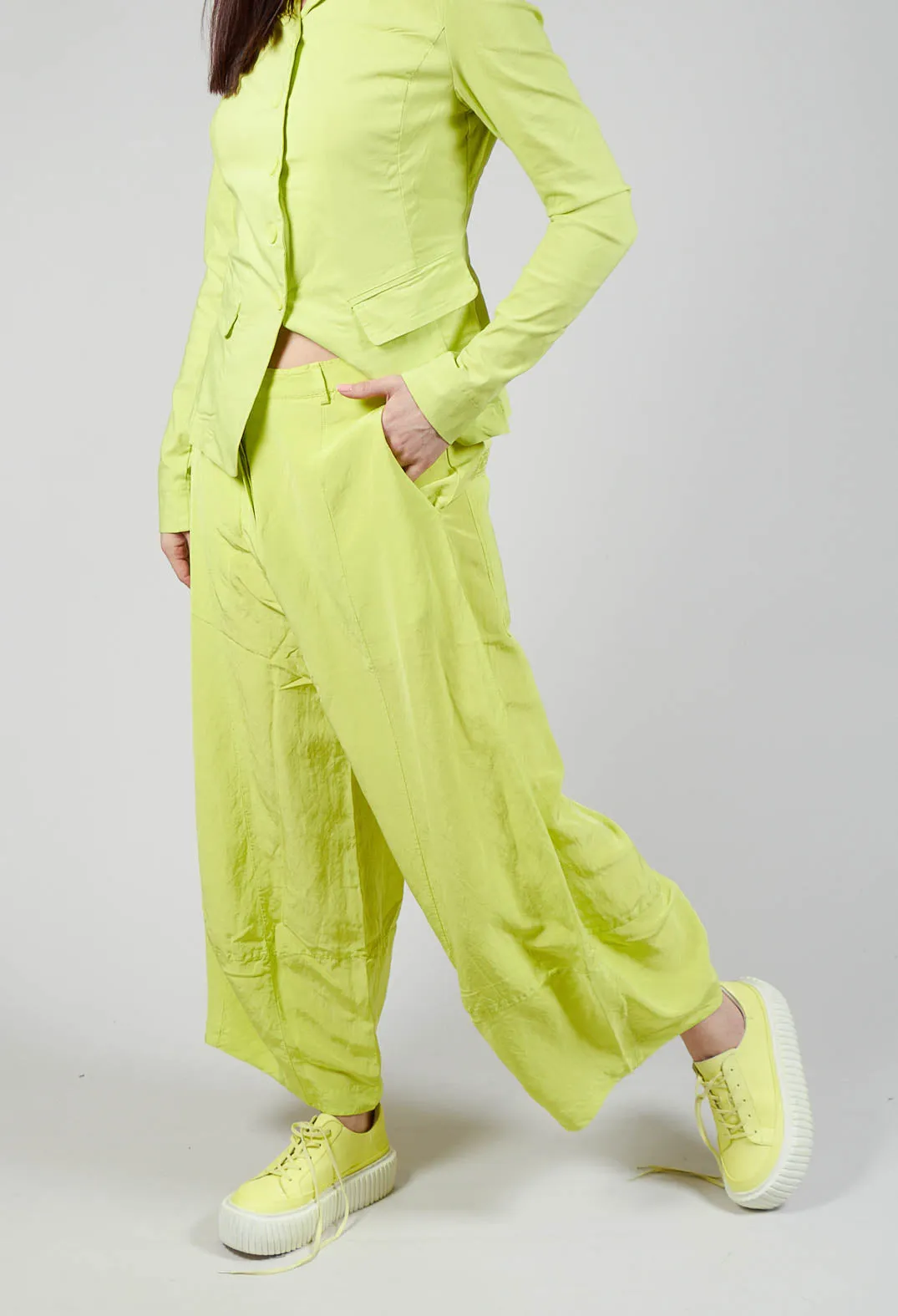 Relaxed Fit Balloon Trousers in Sun