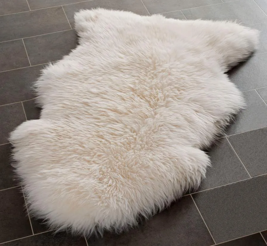 RUSTIC HOME Premium Australian Lambskin Sheepskin Soft Long Wool Rugs