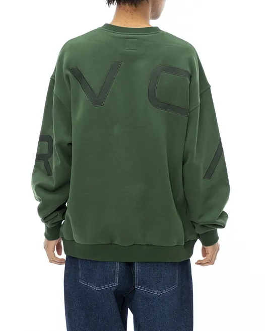 RVCA  |Crew Neck Pullovers Unisex Sweat Street Style Long Sleeves