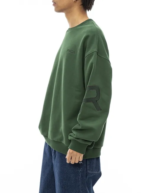 RVCA  |Crew Neck Pullovers Unisex Sweat Street Style Long Sleeves