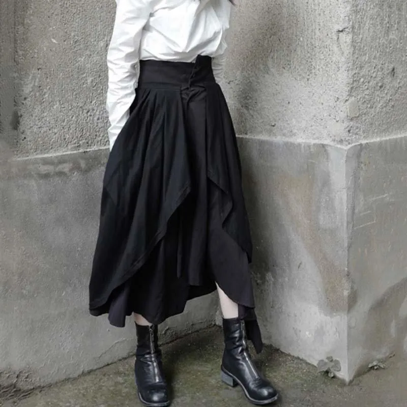 Satsuki Double Layer Irregular Skirt