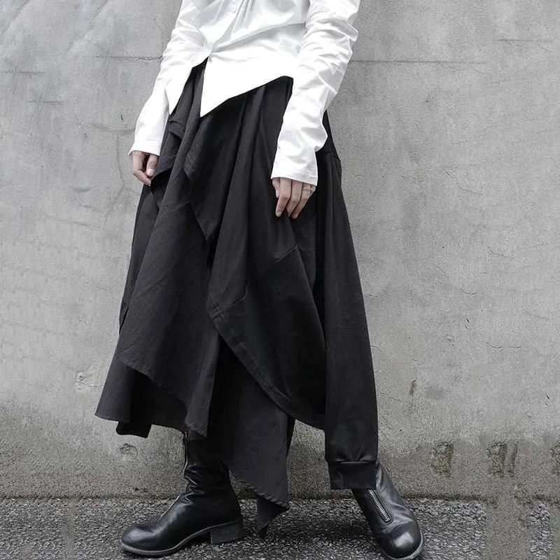 Satsuki Double Layer Irregular Skirt