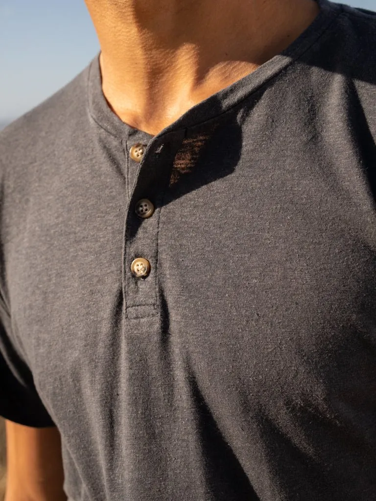 Short Sleeve Henley