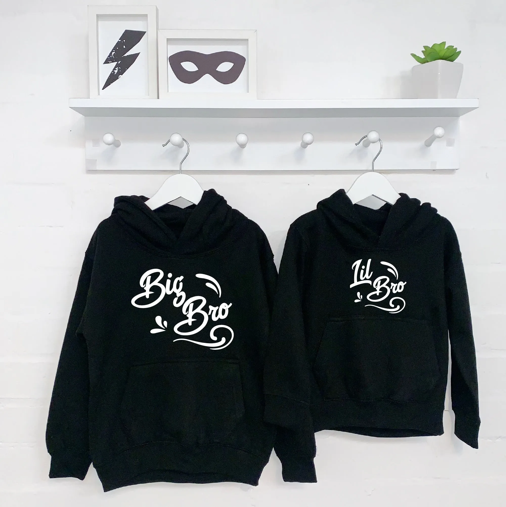 Sibling Waves Brother Sister Hoodie Set