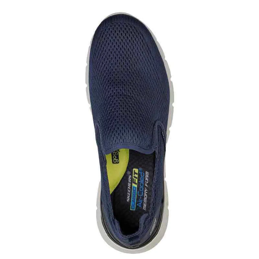 SKECHERS Men's Del Retto Gilman Running Shoe (Navy)