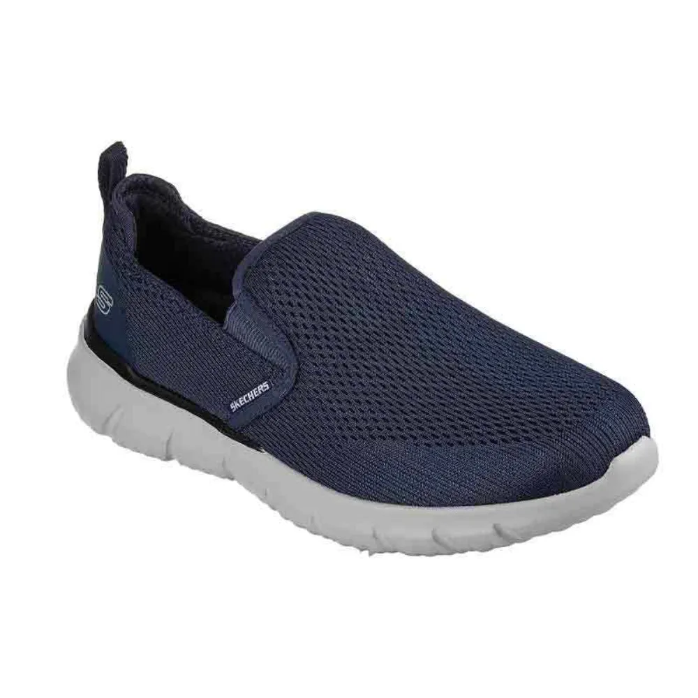 SKECHERS Men's Del Retto Gilman Running Shoe (Navy)