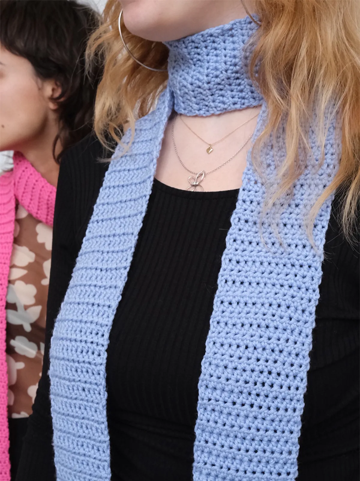 Skinny Scarf - Blue