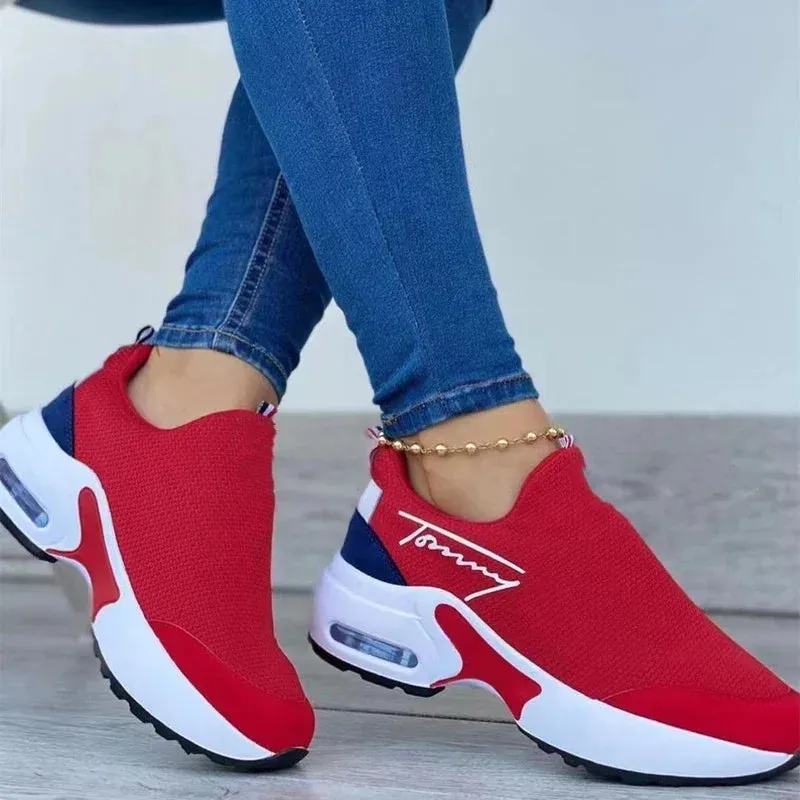 Sneakers Ladies Sport Shoes Platform Hollow Out