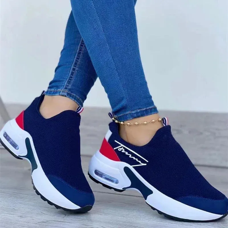 Sneakers Ladies Sport Shoes Platform Hollow Out