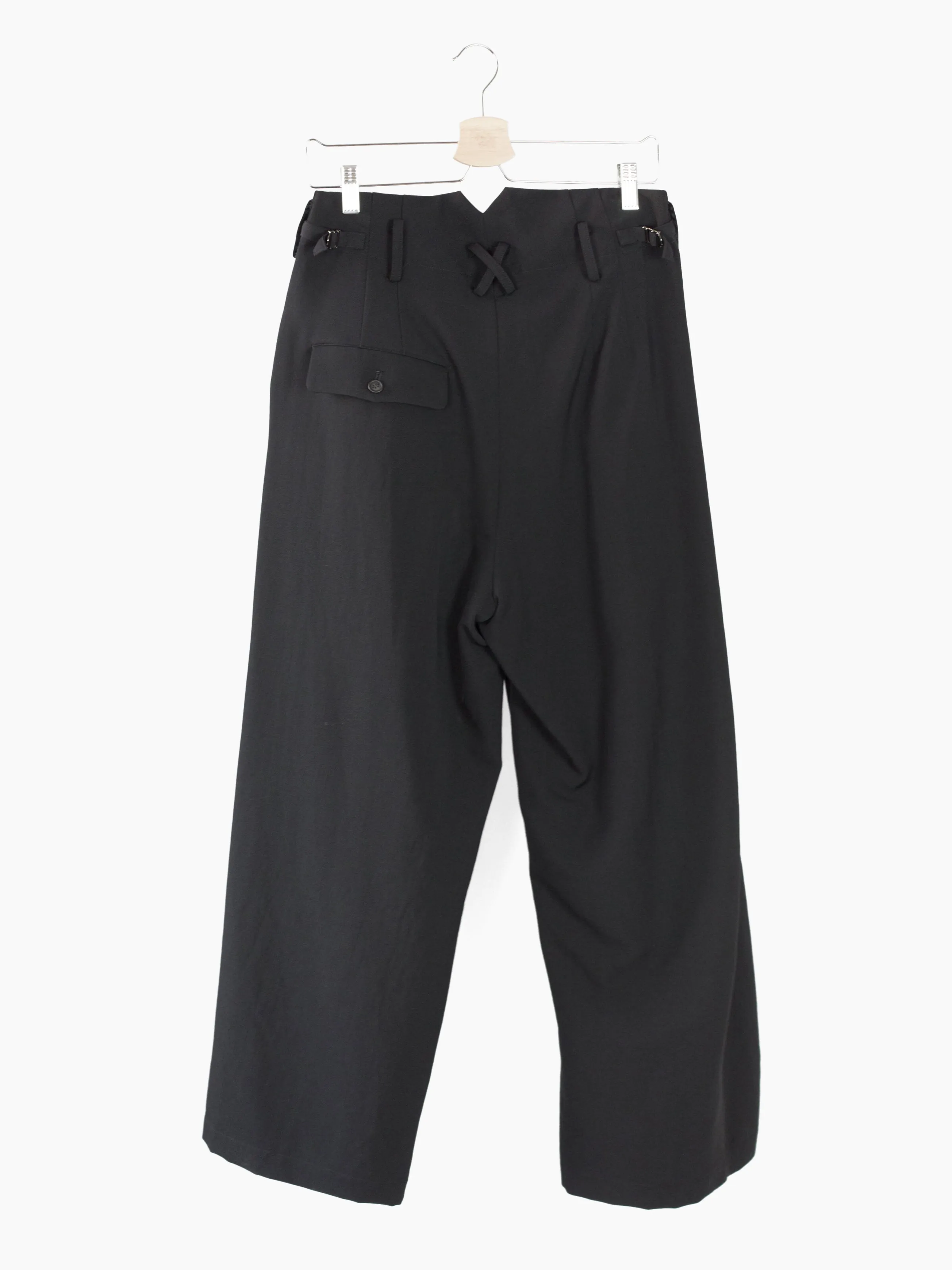 Soshiotsuki AW22 Dokan Pleated Wide Trousers