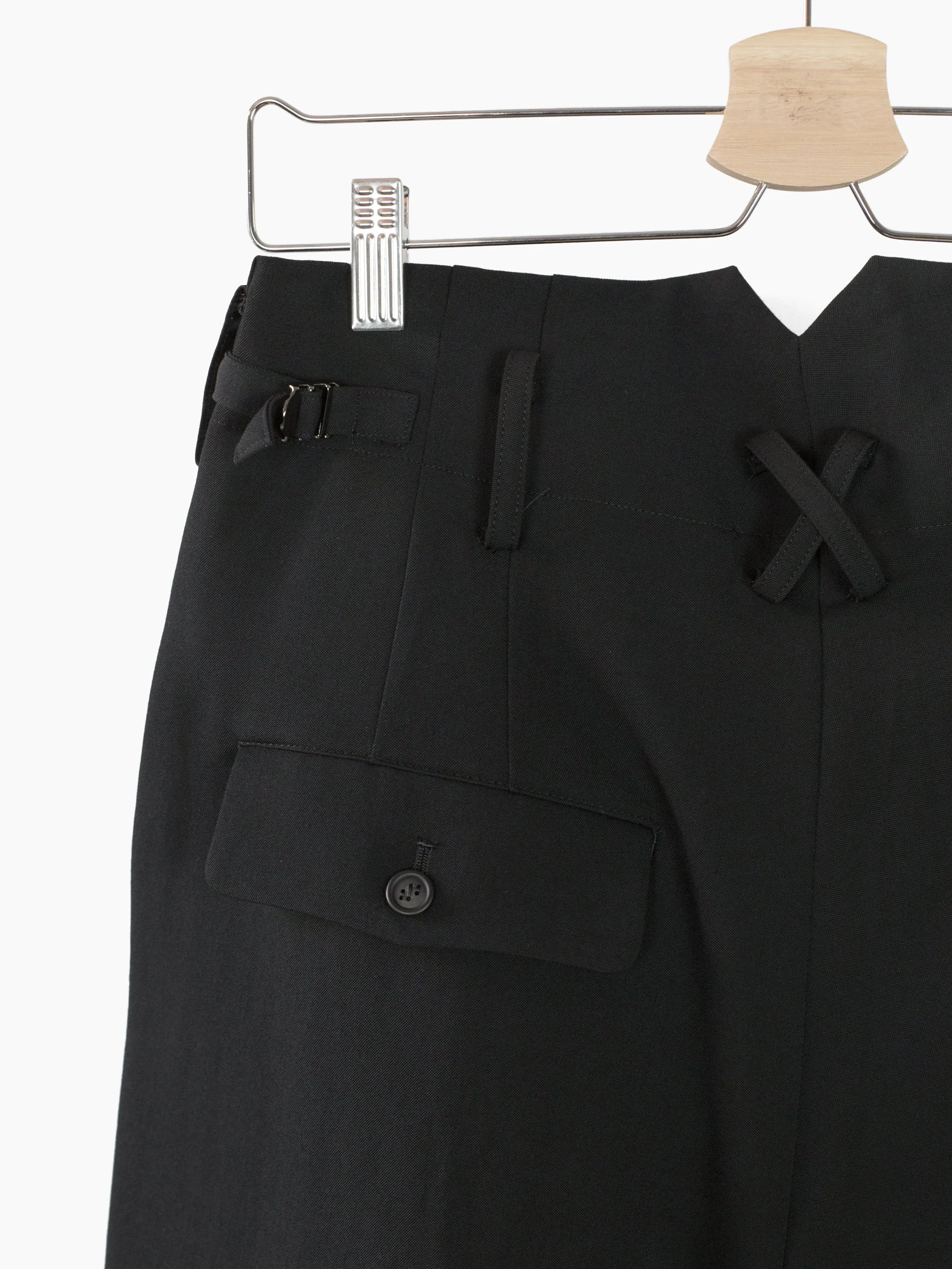 Soshiotsuki AW22 Dokan Pleated Wide Trousers