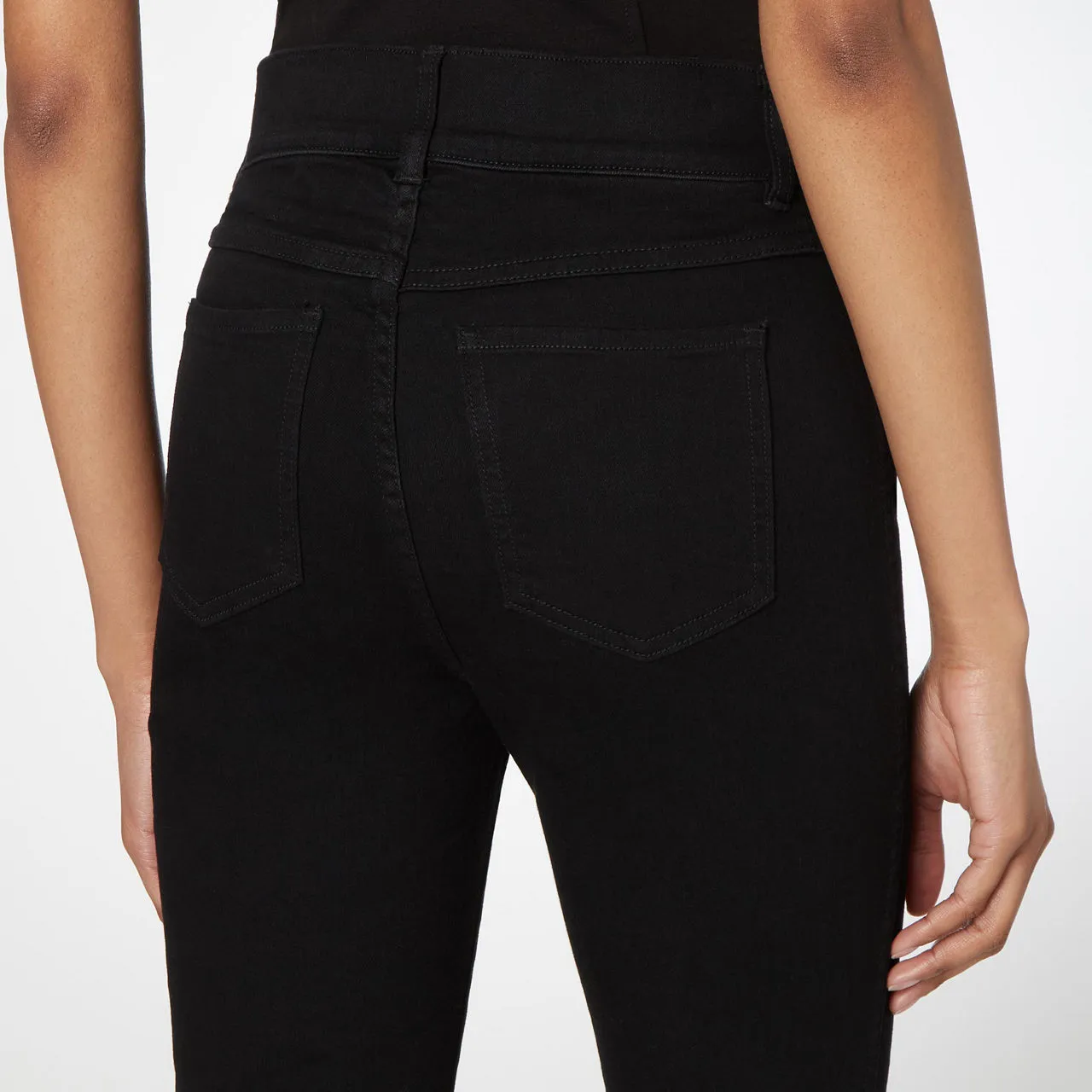 SPANX Clean Denim Skinny Leggings - Black