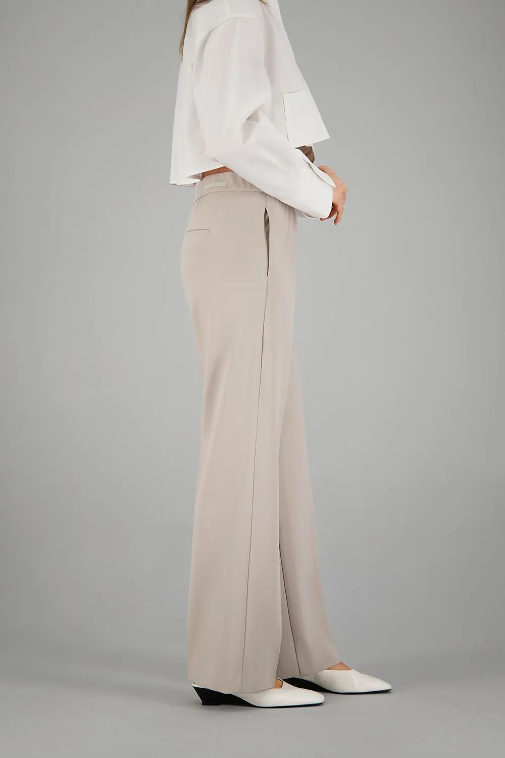 Stone /Beige wide leg pants