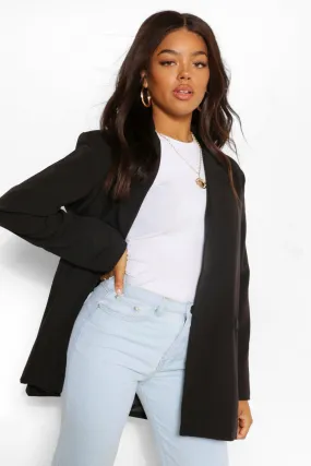 Tailored Longline Edge To Edge Blazer