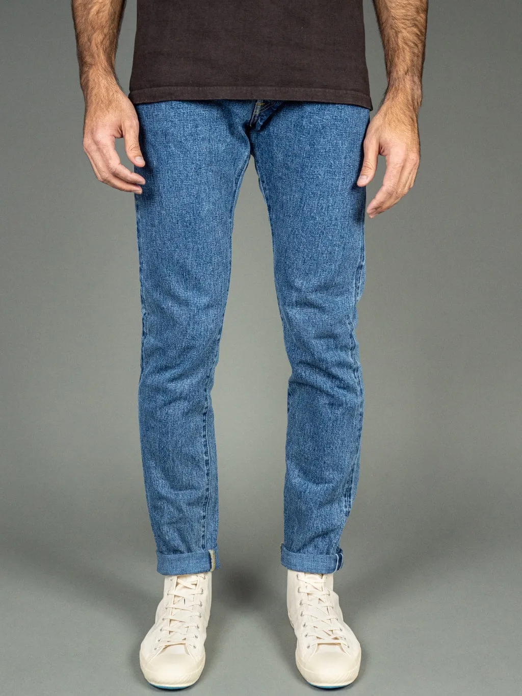 Tanuki YUSTHT Yurai Stonewash High Tapered Jeans