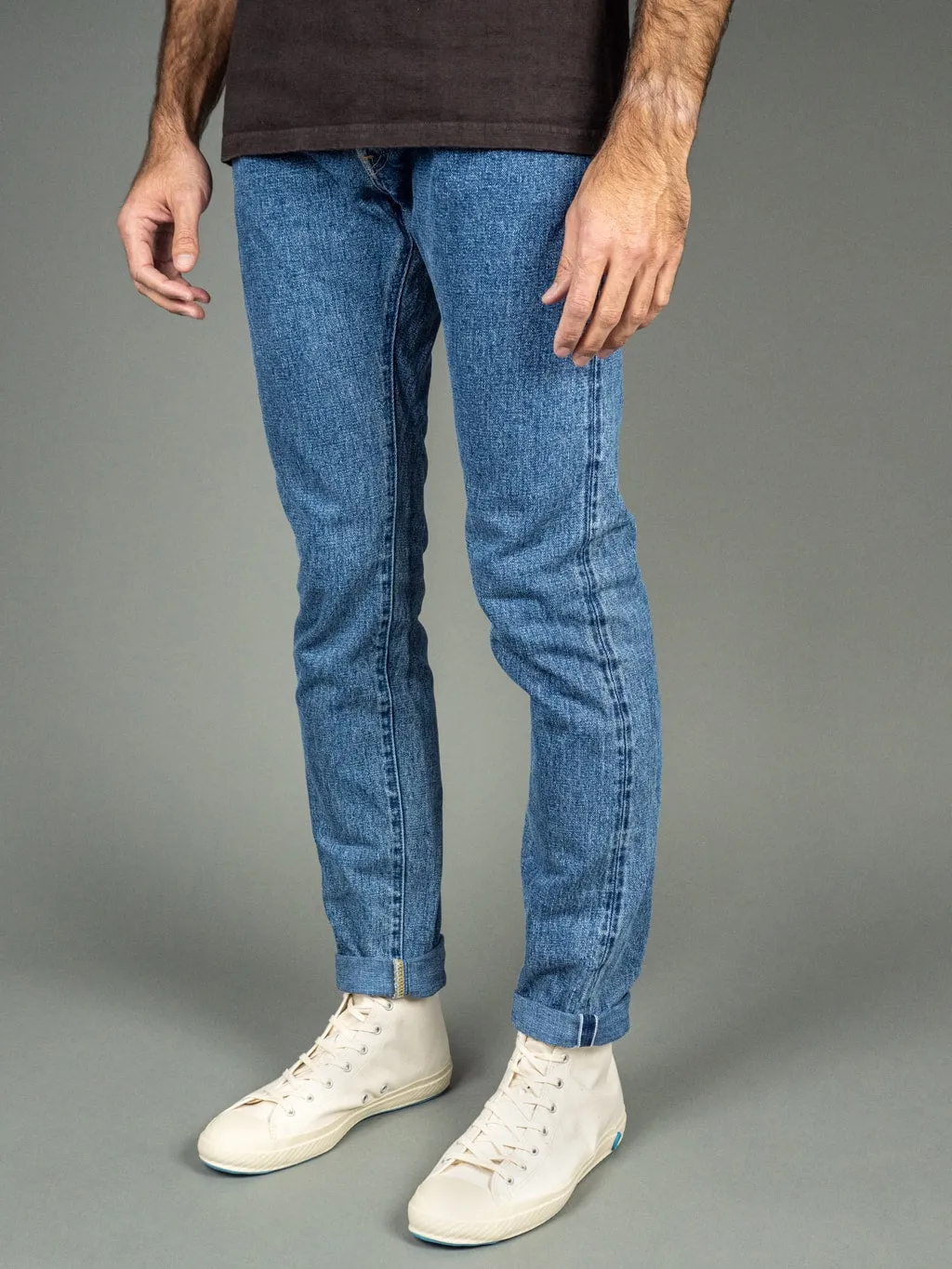 Tanuki YUSTHT Yurai Stonewash High Tapered Jeans