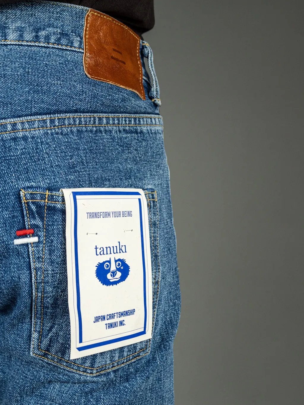 Tanuki YUSTHT Yurai Stonewash High Tapered Jeans