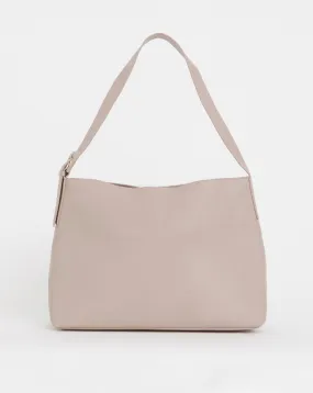 Taupe Real Leather Tote Bag | Simply Be