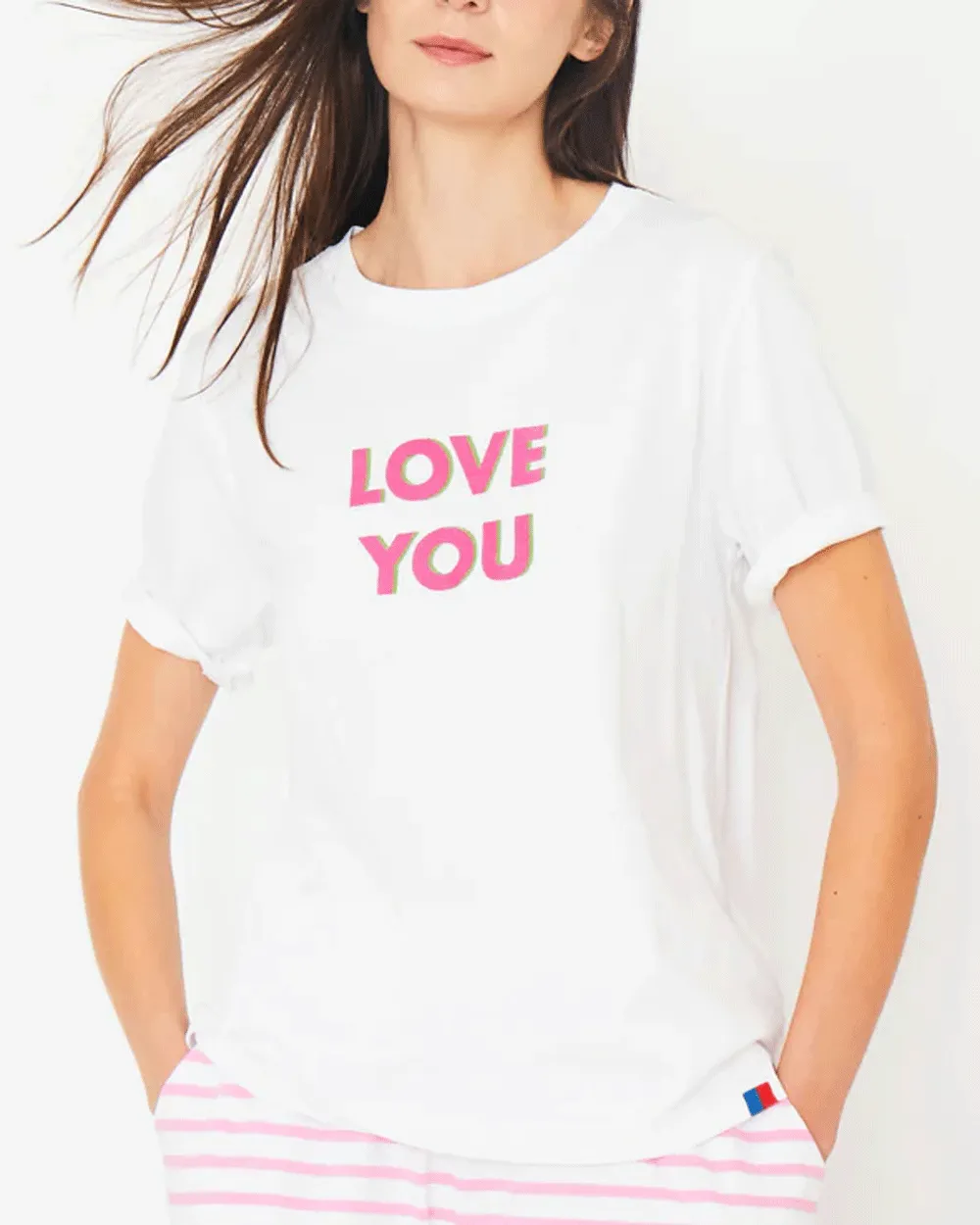 The White Modern Love Tee