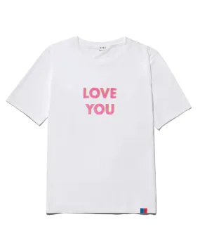 The White Modern Love Tee