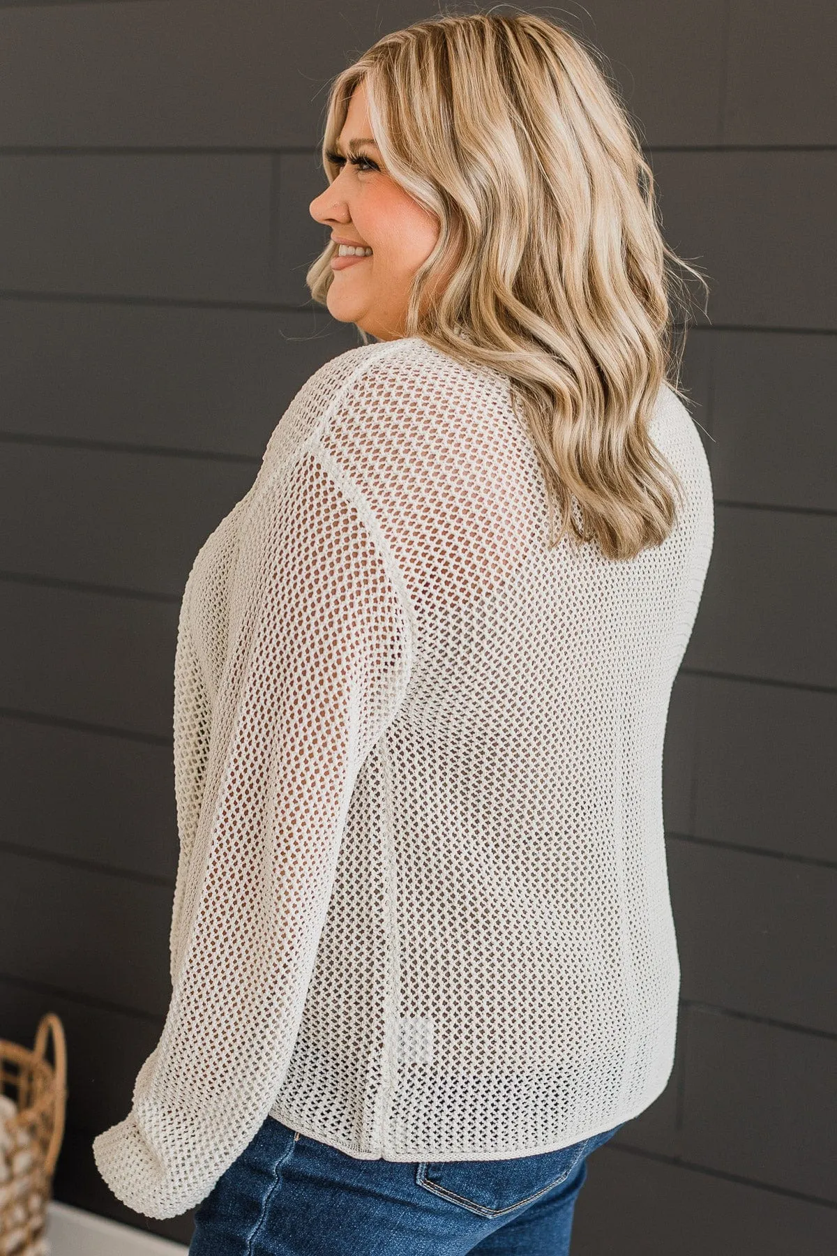 Thread & Supply Keeping Cool Cardigan- Ivory