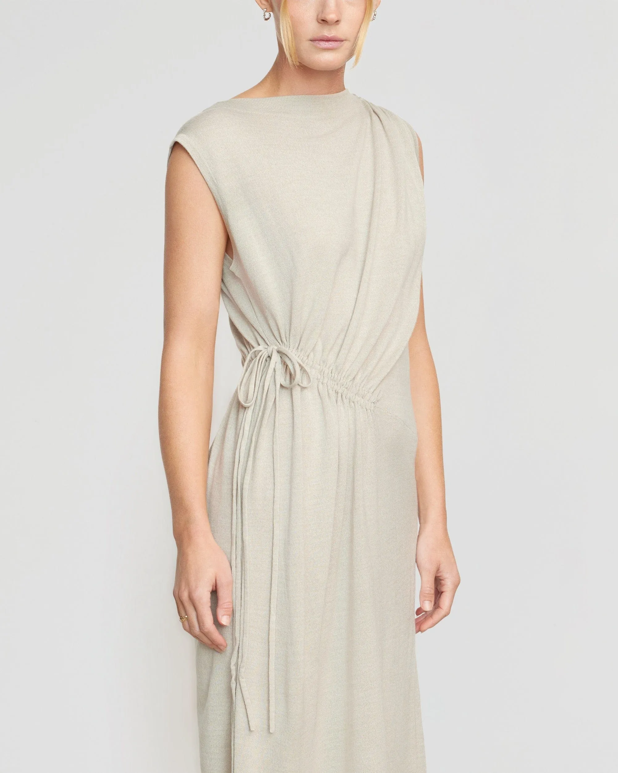 Torin Ruched Sweater Dress | Oatmeal