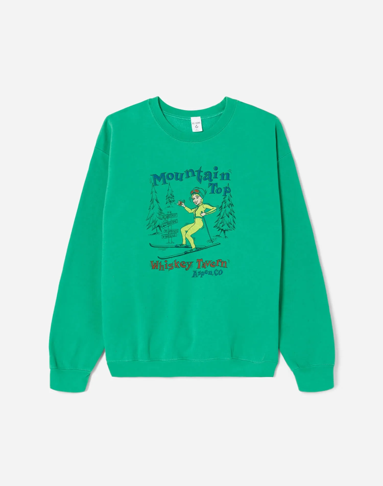 Upcycled Aspen Sweatshirt - Green