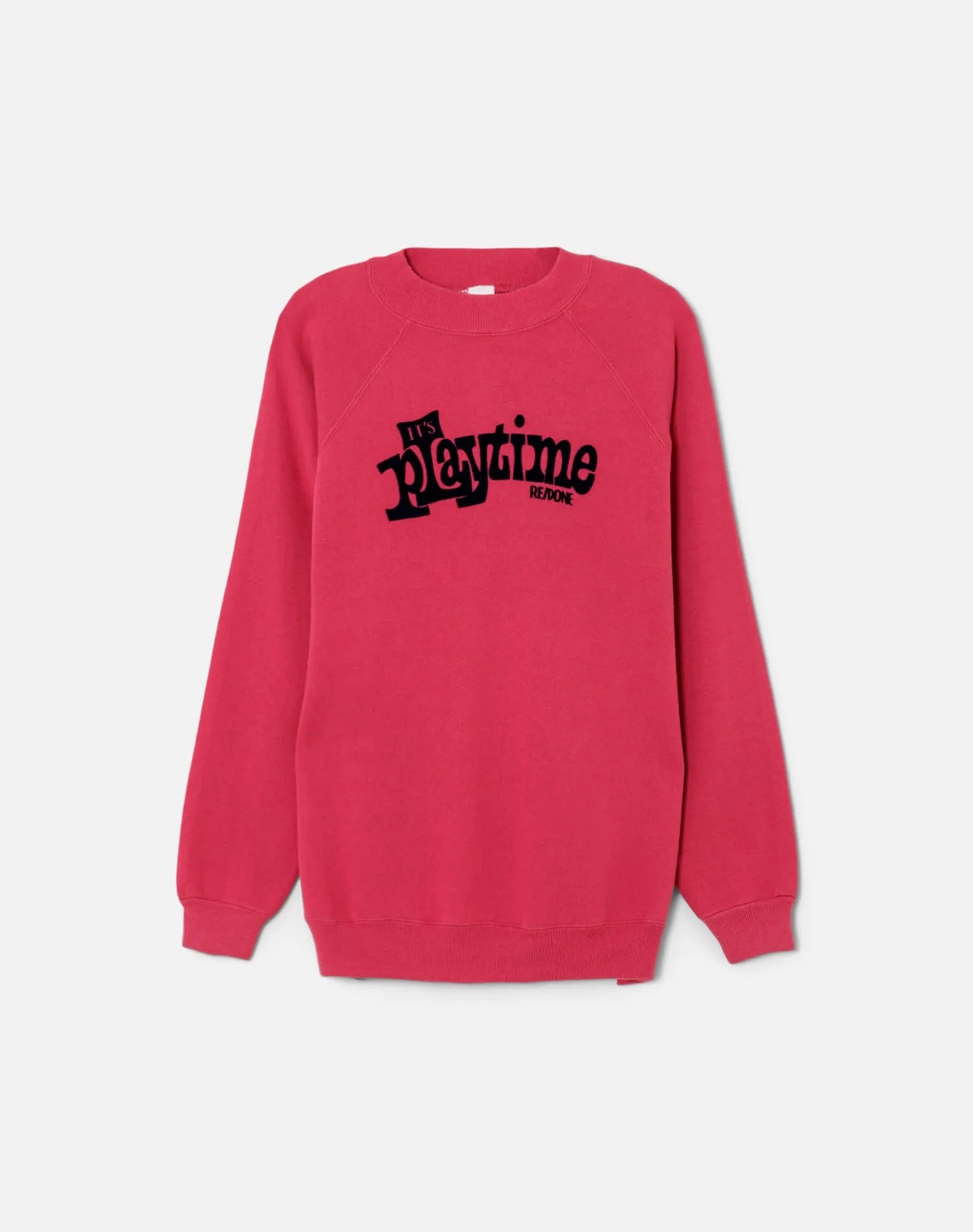 Upcycled Playtime Sweatshirt - Hot Pink