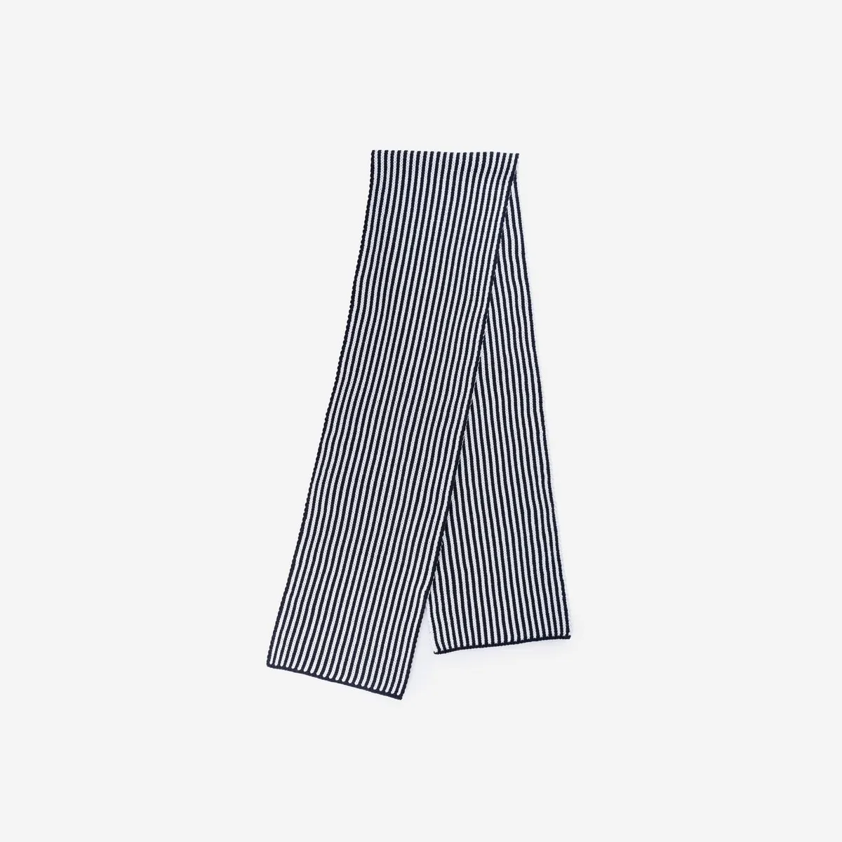 VERLOOP | knits Pinstripe Big Scarf - Black/White