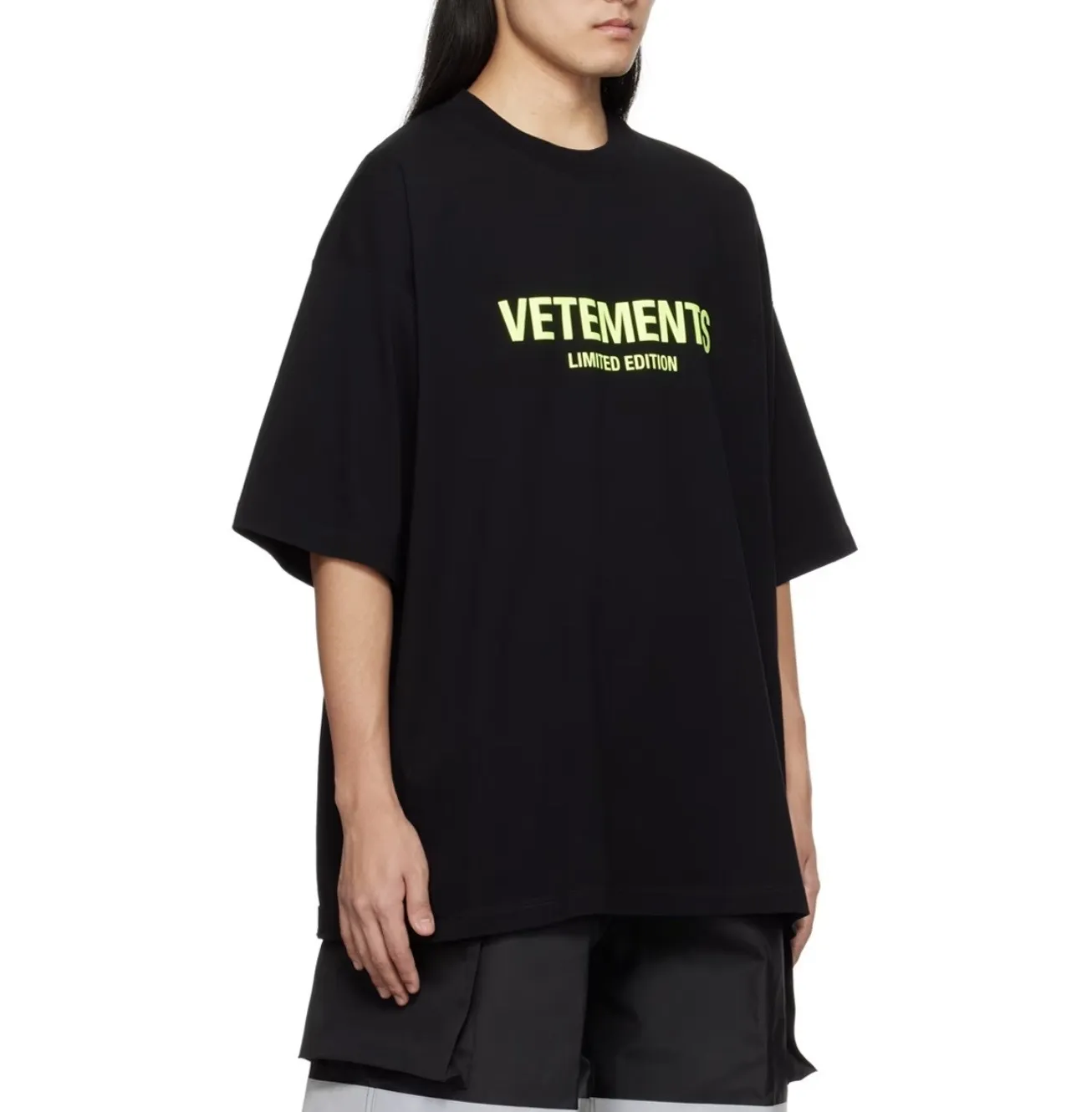 VETEMENTS  |Crew Neck Pullovers Street Style Plain Cotton Short Sleeves